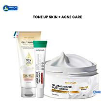 SKINFLAIR Body Scrub Lotion Vit C Tone Up Remove Dead Skin Moist  Acne Care