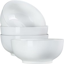 Zscera 40 oz Soup Bowls Pho Bowls Salad Bowls Cereal Bowls Durable Porcelain Off