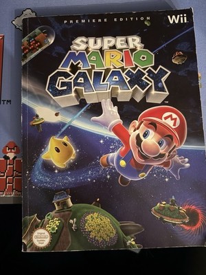 Super Mario Galaxy Original Nintendo Lösungsbuch Premiere Edition