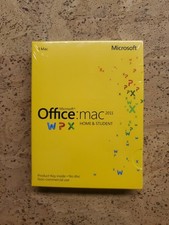 Microsoft Office Mac Home Student 2011 Key Card - GZA00267 BRAND NEW SEALED
