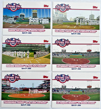 2006 Topps Opening Day Team vs Team 6 Card Lot Dodgers Braves Yankees Cardinals