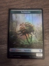 MTG - Scarecrow 0011/Saproling 0007 Token (Foil)- Lorwyn Eclipsed NM/M Condition