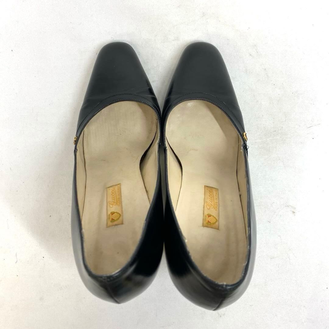 Gucci Pumps Shoes Black Leather Size 36 US About 6 For Women thumbnail 20
