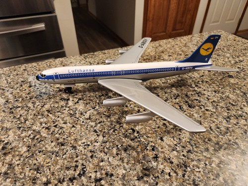 Vtg and RARE 1960s TIN AIRPLANE TIPPCO WESTERN GERMANY LUFTHANSA AIRLINES 14"!!