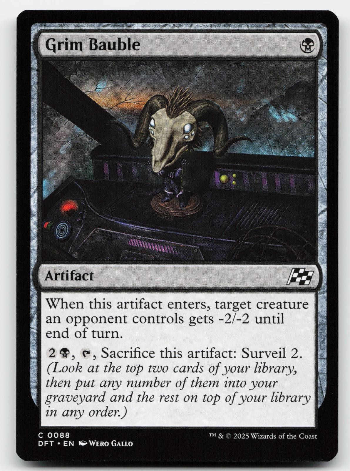Grim Bauble 88 Common Aetherdrift Magic: The Gathering Near Mint