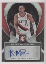 2024-25 Panini Totally Certified Signatures Bryce McGowens #TCS-MCG Auto