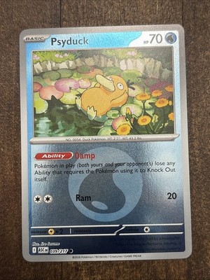 Pokemon TCG - Ascended Heroes Psyduck 039/217 - Water Energy Reverse Holo [NM]