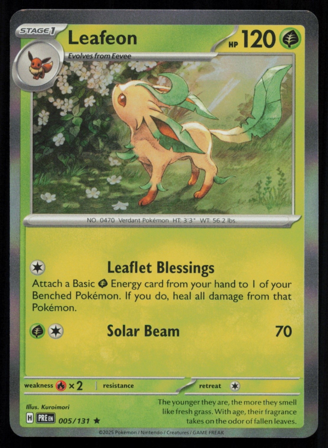 Leafeon -  (Cosmos Holo) Rare Miscellaneous Cards & Products 005/131 NM