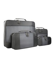 Tasmanian Tiger TT Mesh Pocket Set XL Grau - Hochwertiges Koffer Packwürfel Set