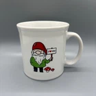 Fiesta Gnome My Heart Java Mug in White | Fiestaware I Love You Coffee Cup