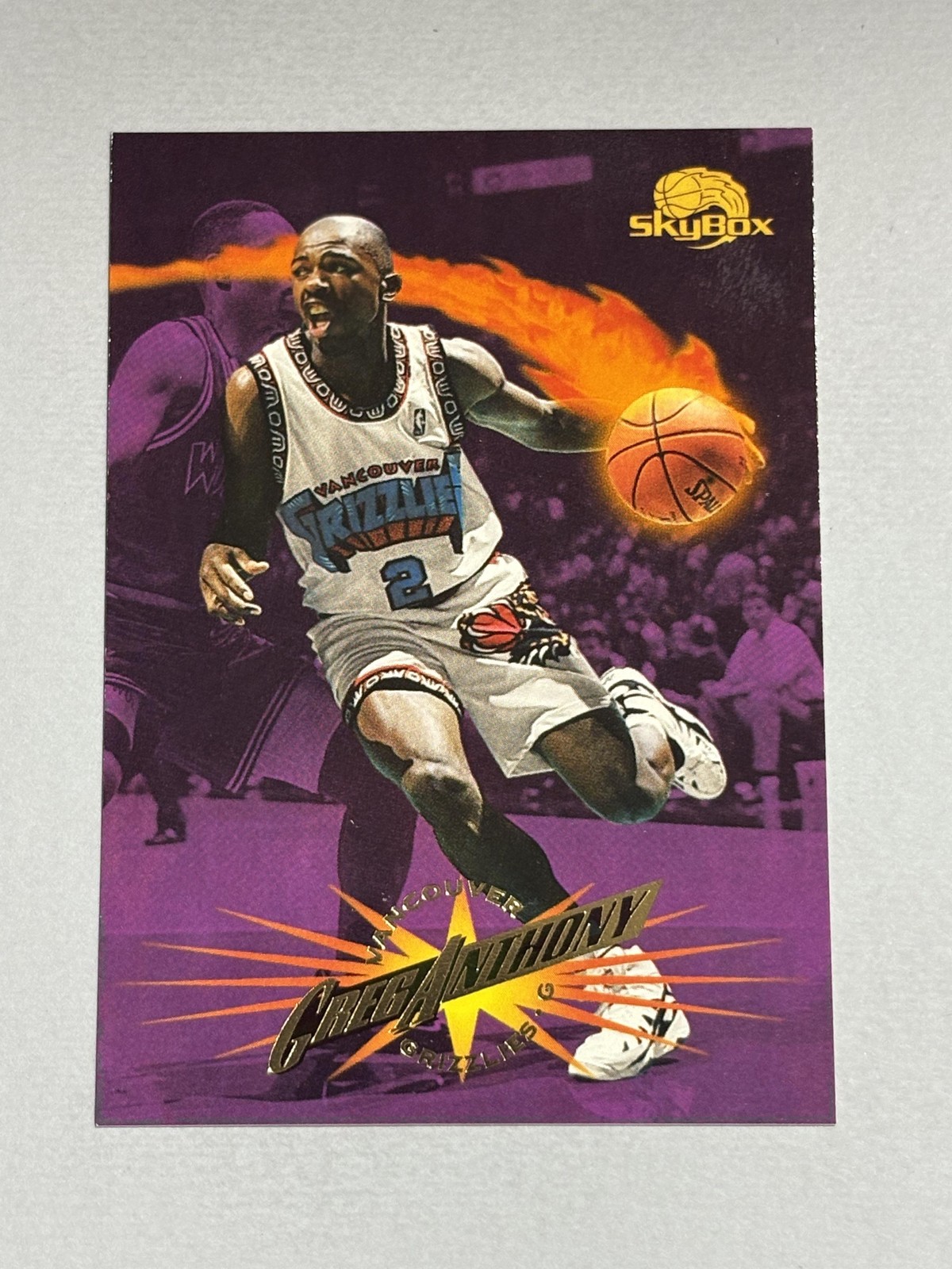 Greg Anthony 1995-96 SkyBox Premium Vancouver Grizzlies #212   P439