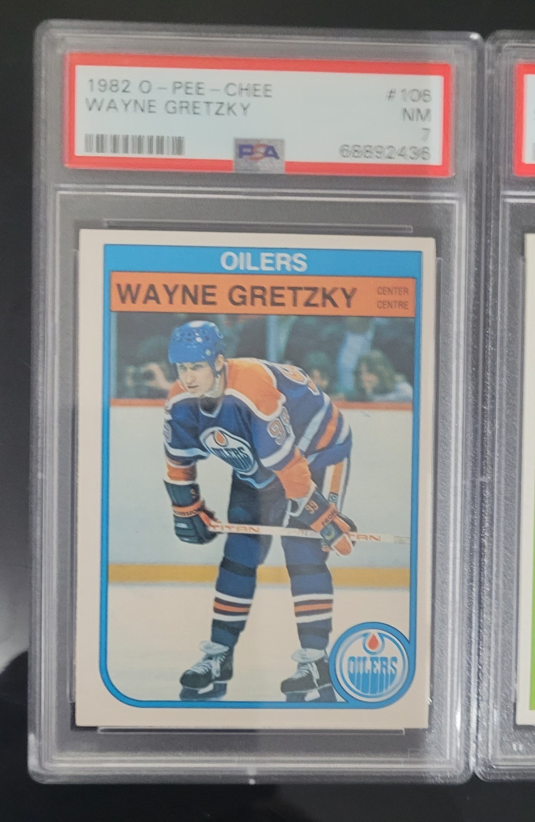Lot of 5 Graded 1980's Edmonton Oilers Hockey Cards - PSA Becket - Gretzky... view 2