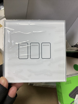 Retrotouch Crystal+ Touch WiFi Switch | 3 Gang Smart Light Switches | Multi Cont