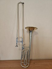 Trombone USSR Soviet F-Attachment Musical Instrument Trombon Vintage Rare