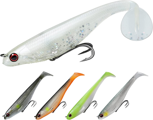 Easy Catch Pre-Rigged Soft Lures, Unique Vibrating Swim Action and Trembly Sinki - Picture 28 of 35
