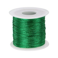 Metallic Cord 1mm 109 Yards Tinsel Rope Thread String, Teal