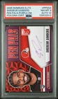 2025 PANINI DONRUSS ELITE PEN PALS PURPLE INK SHEDEUR SANDERS RC PSA 8 AUTO 10