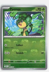 Pansage (Master Ball Pattern) 004/086 SV: Black Bolt