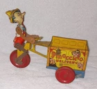 Vintage 1930's Marx Pinocchio Tin Wind Up Toy Delivery Movie TV Pop Culture