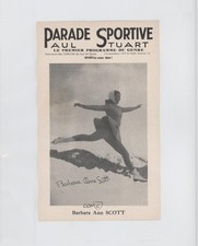 1943-48 Parade Sportive Paul Stuart Barbara Ann Scott 0q3