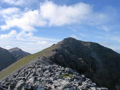 Photo 12x8 Boulders along summit ridge of Glas Mheall Liath Dundonnell The c2004