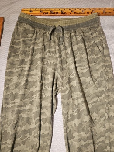 Pantalones de chándal Michael Kors para hombre medianos verdes jacquard pastizales camuflaje - Imagen 2 de 14