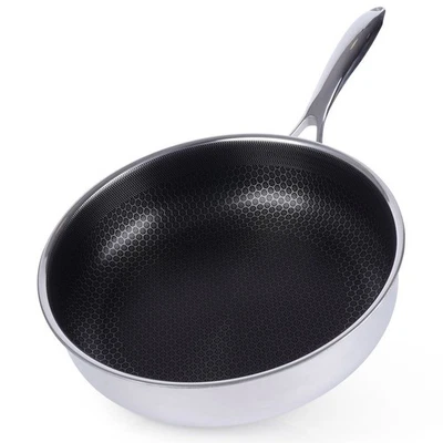 Poêle à frire profonde en acier COOKCELL 28 cm - Photo 1/4