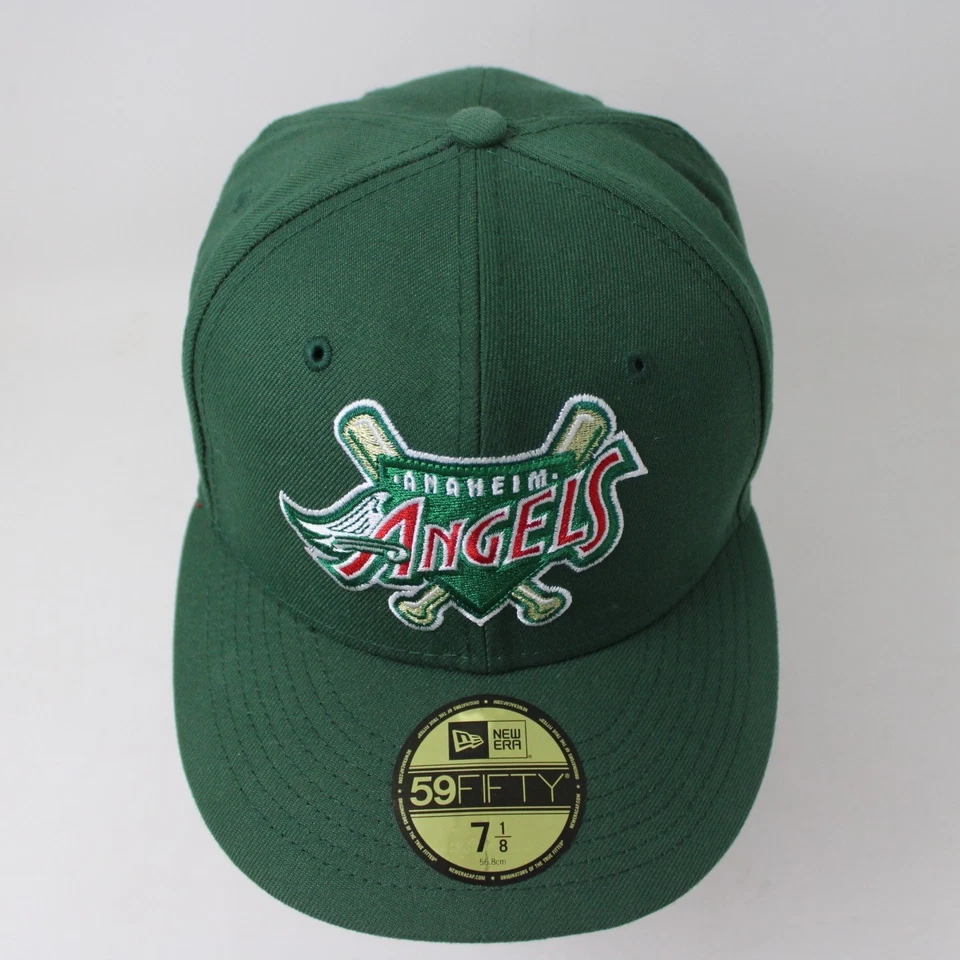 Gorra ajustada LA Angels 7 1/8 verde New Era 59FIFTY Cooperstown Collection MLB Foto 3 de 4