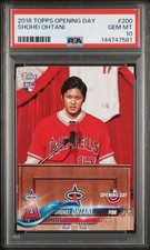 2018 Topps Opening Day Shohei Ohtani Rookie #200 PSA 10
