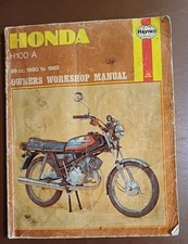 Haynes Manual Honda H100 A