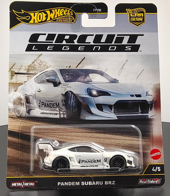 Hot Wheels PREMIUM CIRCUIT LEGENDS 4/5 PANDEM SUBARU BRZ MATTEL CAR CULTURE
