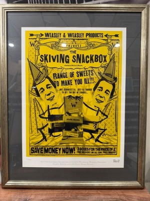 House of MinaLima Skiving Snackbox Weasleys  Wizard Wheezes Framed Print w/COA