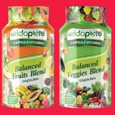 Balanced Fruits  Veggies 180 Capsules   Daily Whole Food Supplement Exp 03/2026