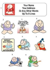 30 Ziggy Personalized Address Labels