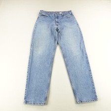 Vintage Levis Jeans Mens 36x32 Blue Denim 550 Relaxed Fit Tapered Leg Orange Tab