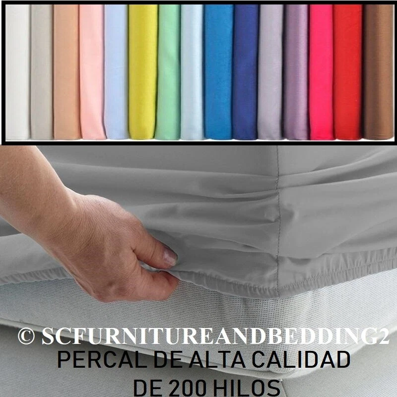 Sabanas Bajeras Para Cama De 135 x 190 x 31cm **Anti Pilling