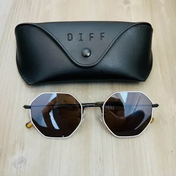 Diff indigo sunglasses Palmy Crystal Indigo – Chic Polarized Cat-Eye Sunglasses main image 2