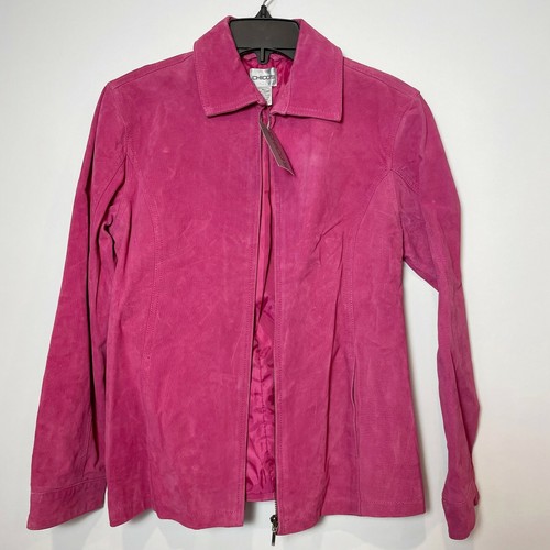 Chicos Womens Flagstaff Full Zip Suede 