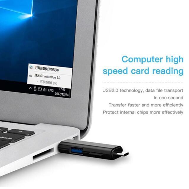 USB 30 Type C Memory Card Reader Adapter-