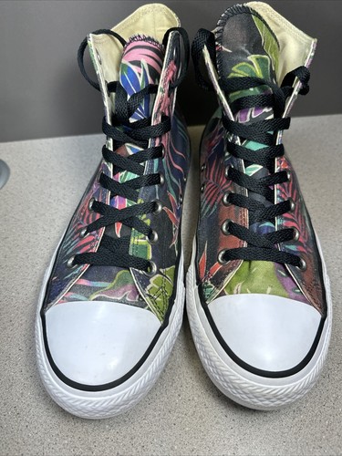 Converse CTAS High Top Mens Size 9 Women 11 Tropical Fuchsia Glow Shoes 155393C - Picture 5 of 17