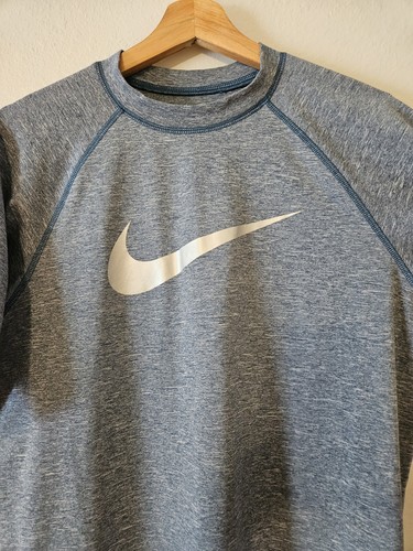 Nike Medium Blue Heathered T-shirt - Picture 3 of 5