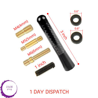 80mm Bee Sting Carbonfaser Antenne Schwarz Für MINI Cooper S JCW R50/52/53
