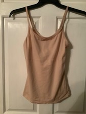 🌸Maidenform White Tank Top Nylon Adjustable Straps Spandex Shapewear  Size M 🌸