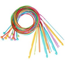 47-inch 120cm Tunisian Crochet Hooks Set with Cable, 12 US Sizes from E to ...