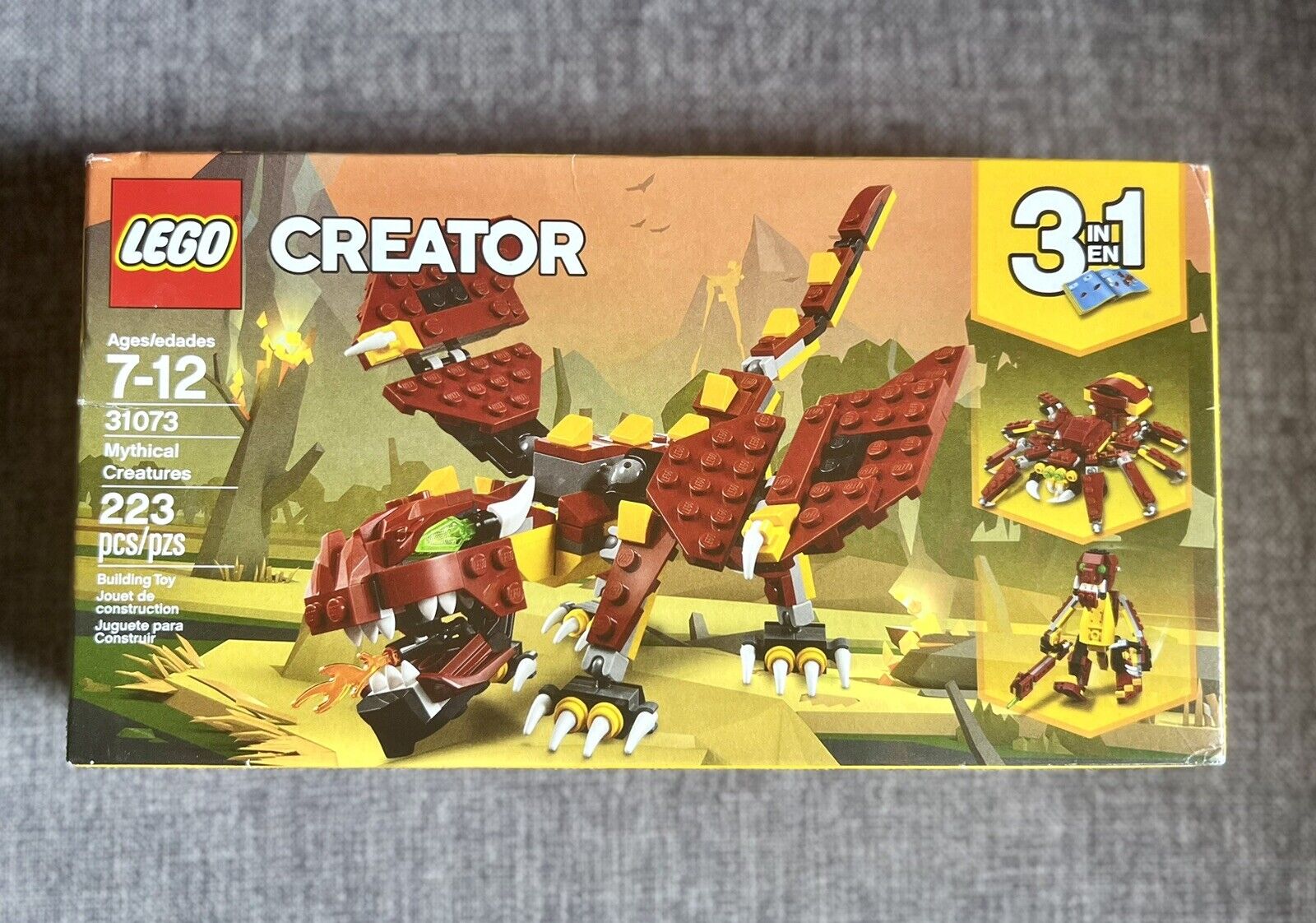 LEGO Creator Mythical Creatures (31073) 3 In 1 Dragon