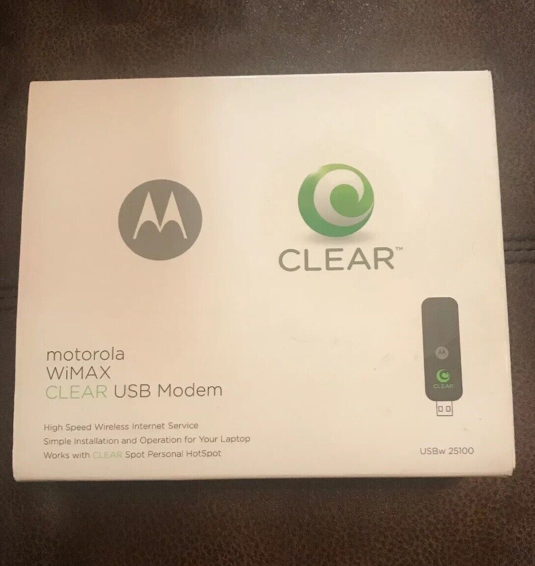 Motorola Clear WiMax USB Modem Wireless Internet USBw 25100 |