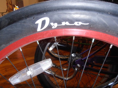 Dyno Fireball TIRE flame tread Slick 