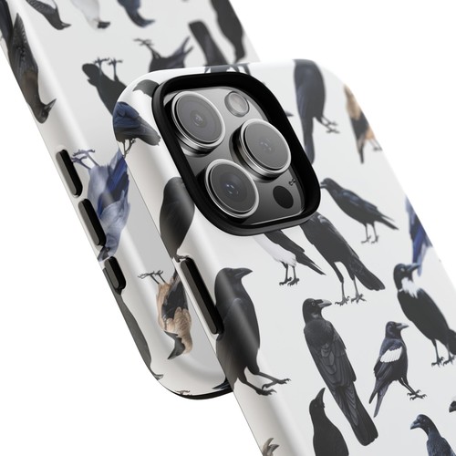 Bird Pattern on White - Phone Case for iPhone, Galaxy, Pixel - 第 11/281 張圖片