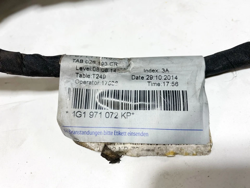 14-15 AUDI A6 QUATTRO 3.0L ENGINE MOTOR WIRE WIRING HARNESS OEM - Image 2 of 4