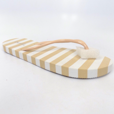 NEW! Cupid Women's Flip-Flops Thong Sandals Size M, White/Cream